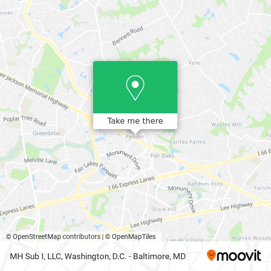 MH Sub I, LLC map