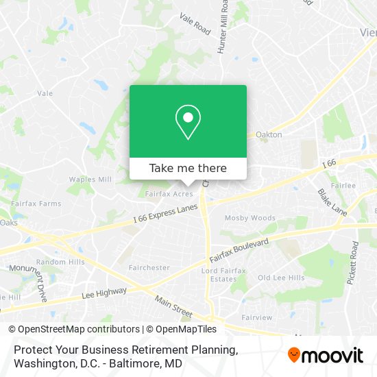 Mapa de Protect Your Business Retirement Planning