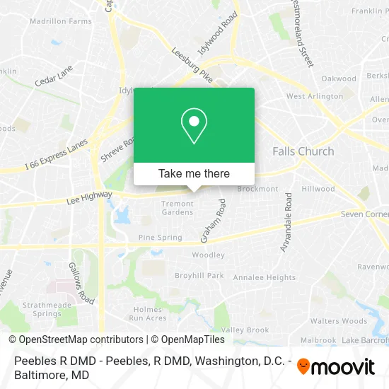 Peebles R DMD - Peebles, R DMD map