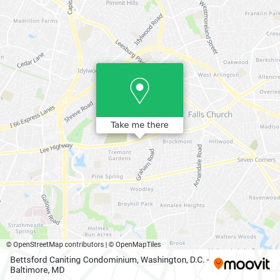 Mapa de Bettsford Caniting Condominium