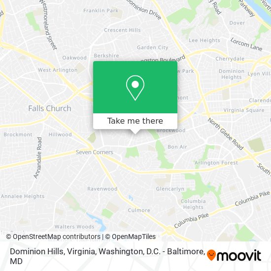 Mapa de Dominion Hills, Virginia