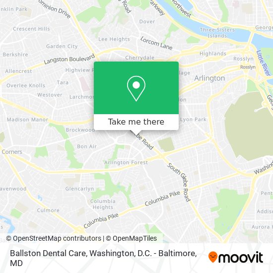 Mapa de Ballston Dental Care