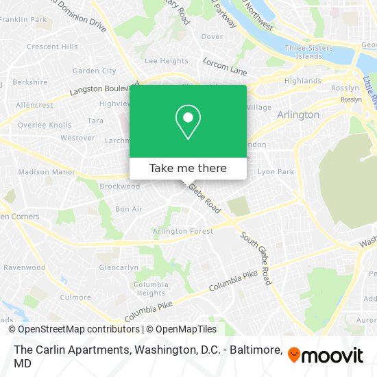 Mapa de The Carlin Apartments