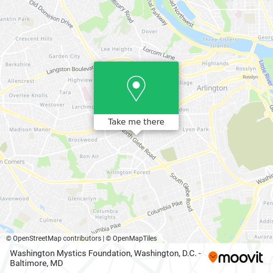 Washington Mystics Foundation map