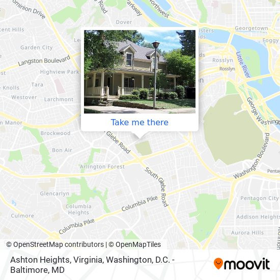 Mapa de Ashton Heights, Virginia