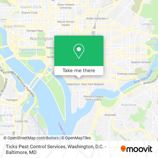 Ticks Pest Control Services map