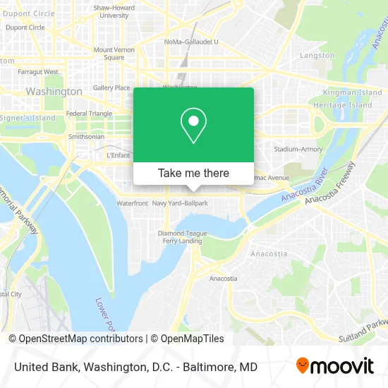 United Bank map
