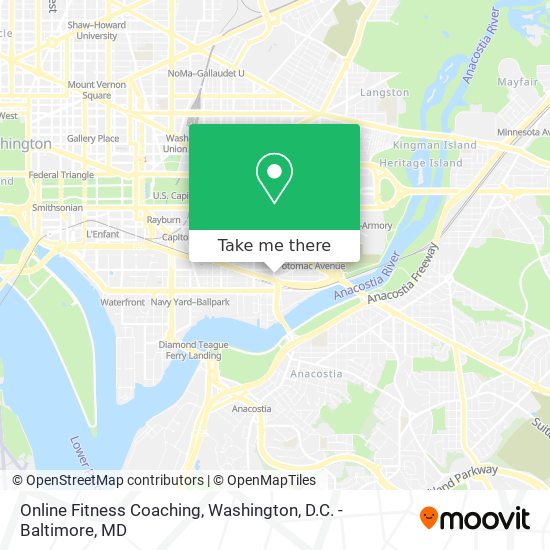Online Fitness Coaching map