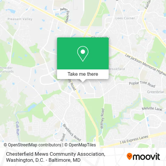Chesterfield Mews Community Association map