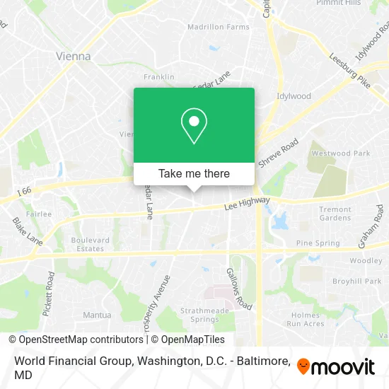 Mapa de World Financial Group