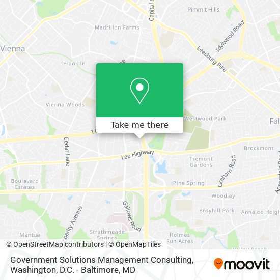 Government Solutions Management Consulting map