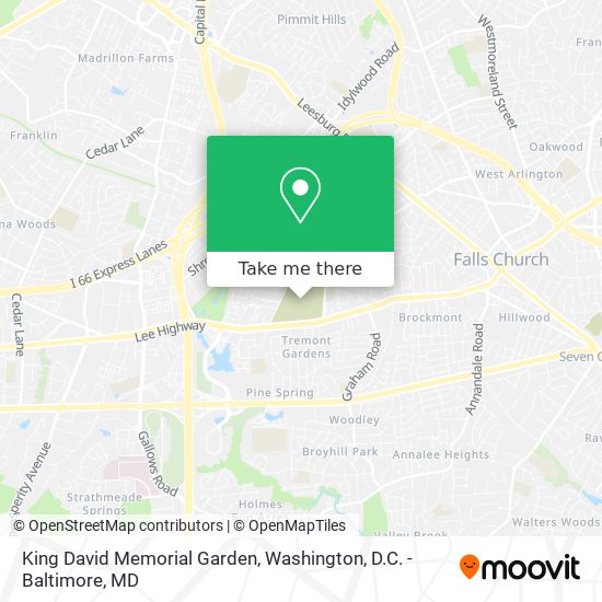 King David Memorial Garden map