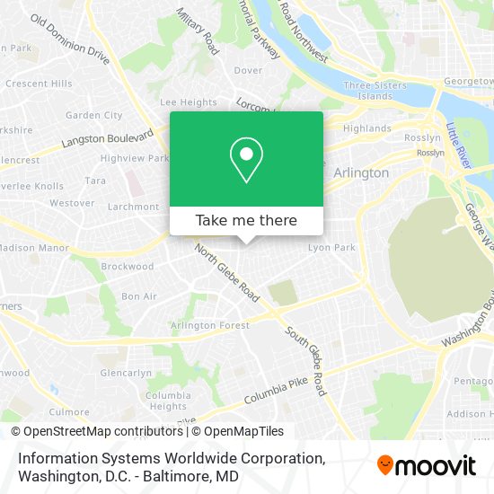 Mapa de Information Systems Worldwide Corporation