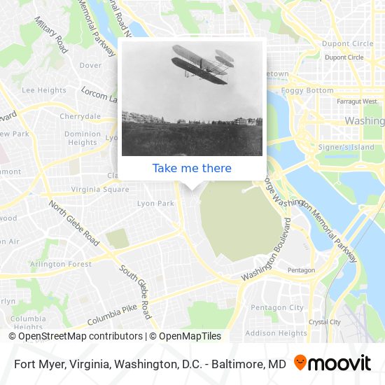 Mapa de Fort Myer, Virginia