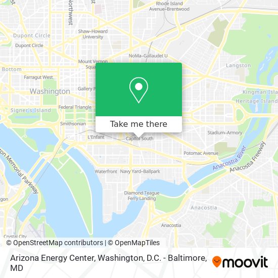 Arizona Energy Center map