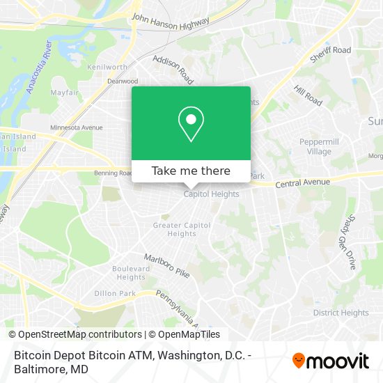 Bitcoin Depot Bitcoin ATM map