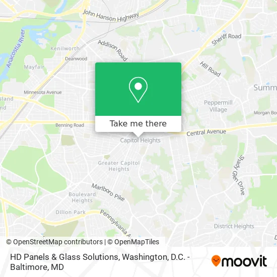 HD Panels & Glass Solutions map