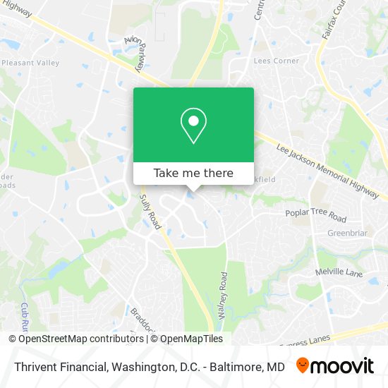 Mapa de Thrivent Financial