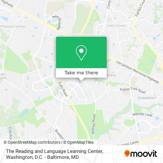 Mapa de The Reading and Language Learning Center