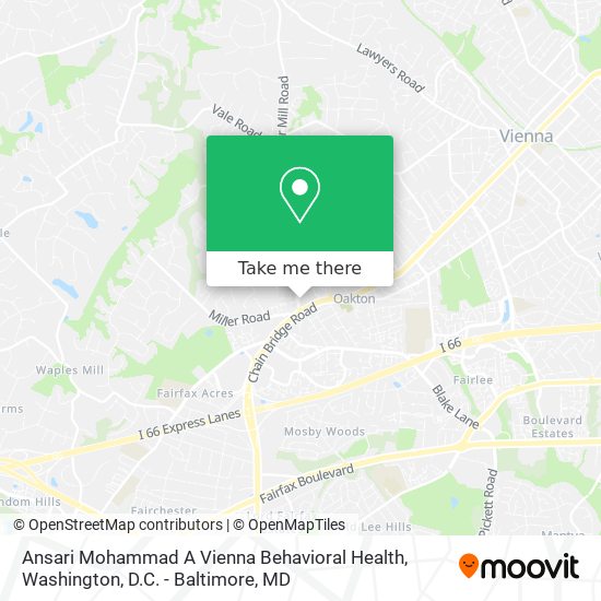 Ansari Mohammad A Vienna Behavioral Health map