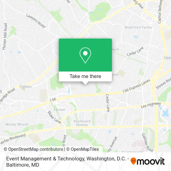Event Management & Technology map