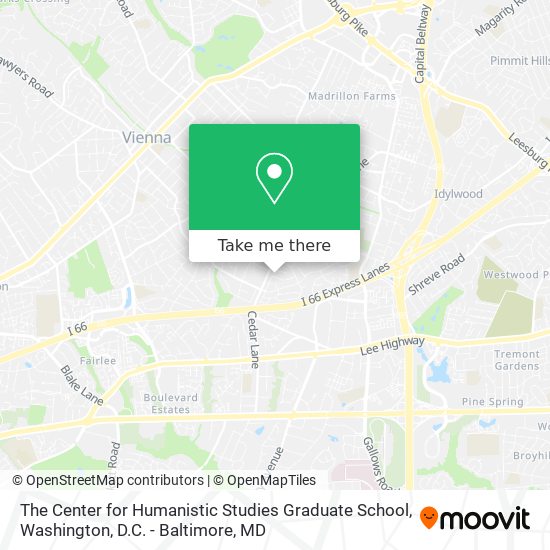 The Center for Humanistic Studies Graduate School map