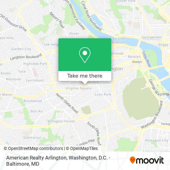 American Realty Arlington map