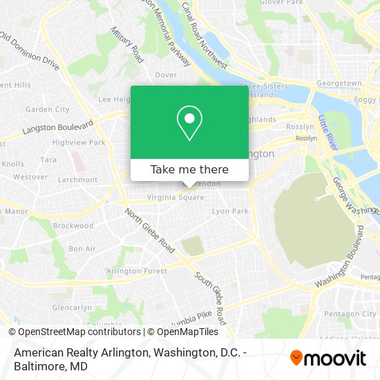 Mapa de American Realty Arlington