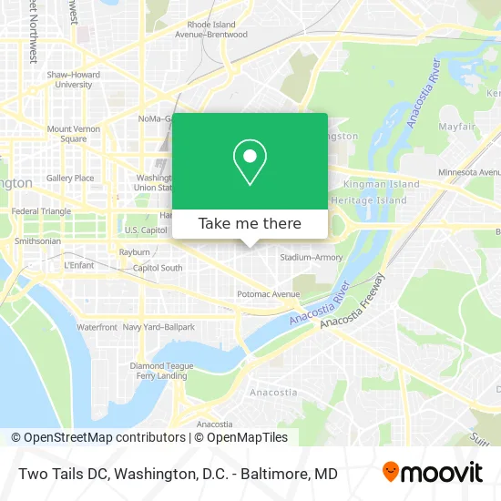 Two Tails DC map