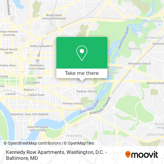 Kennedy Row Apartments map