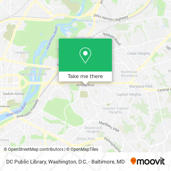 DC Public Library map