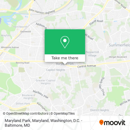 Maryland Park, Maryland map