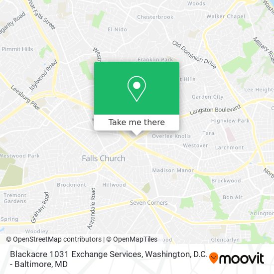 Blackacre 1031 Exchange Services map