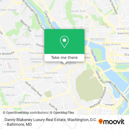 Danny Blakeney Luxury Real Estate map