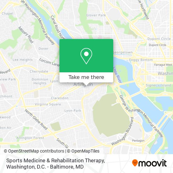 Sports Medicine & Rehabilitation Therapy map