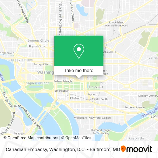 Mapa de Canadian Embassy