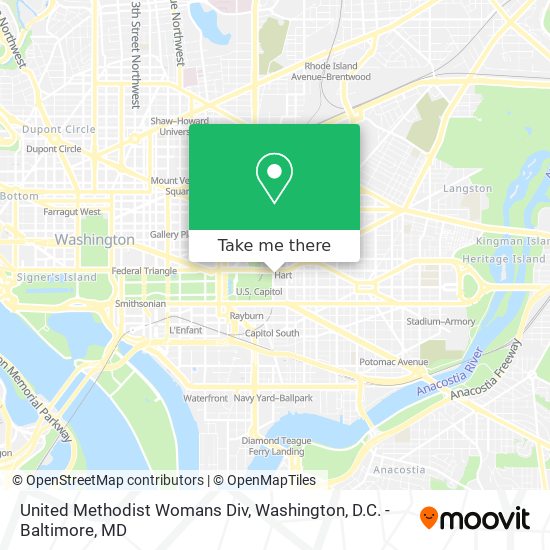 United Methodist Womans Div map