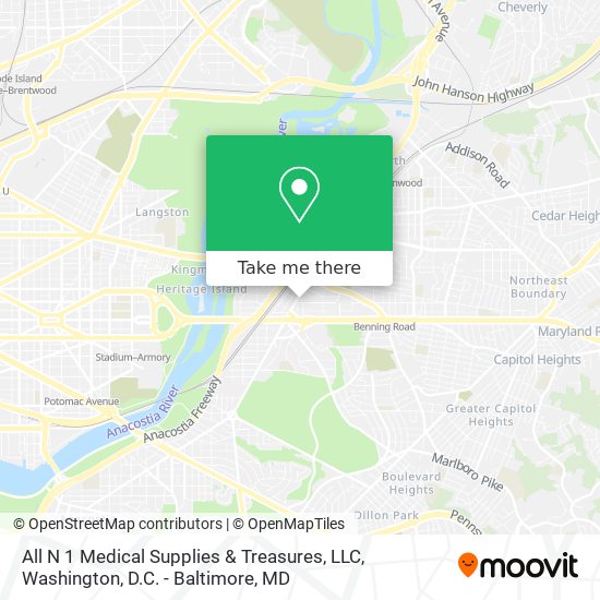 All N 1 Medical Supplies & Treasures, LLC map