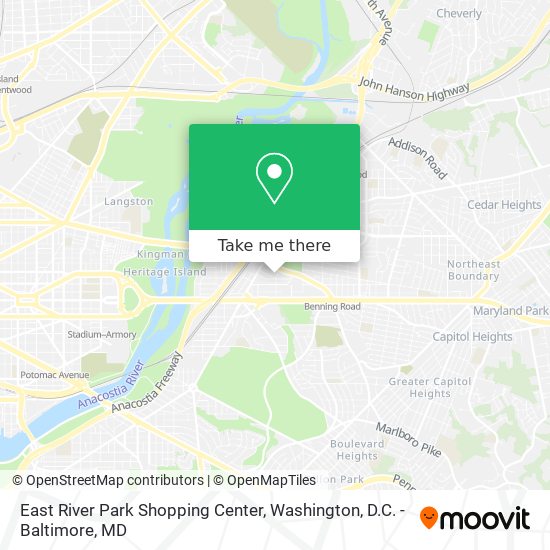 Mapa de East River Park Shopping Center