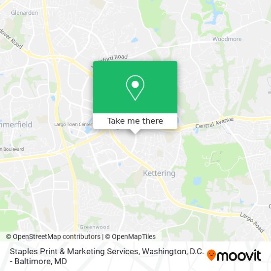 Staples Print & Marketing Services map