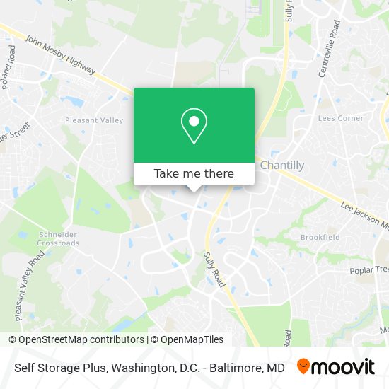 Self Storage Plus map