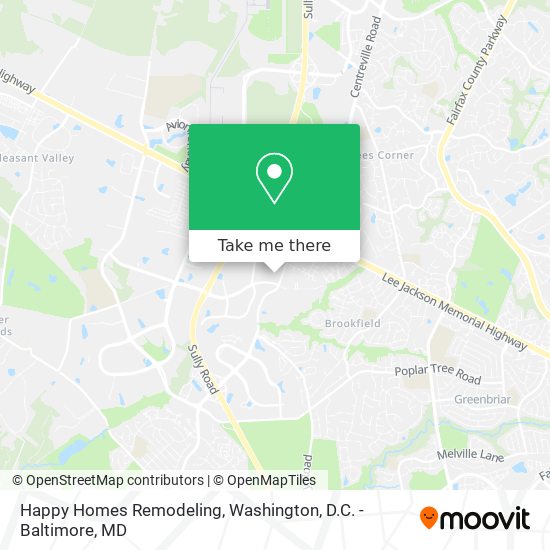 Mapa de Happy Homes Remodeling