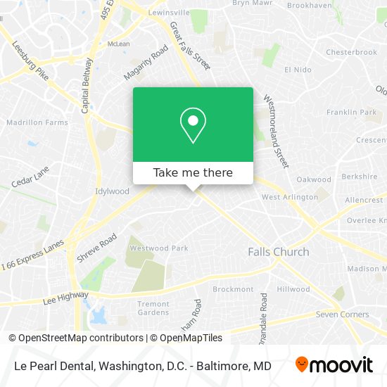 Mapa de Le Pearl Dental