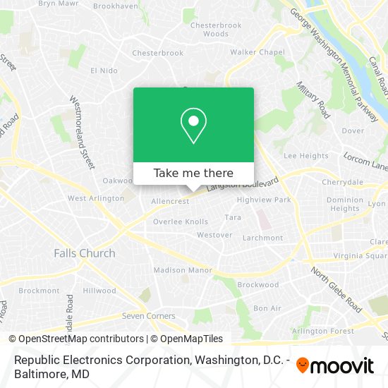 Republic Electronics Corporation map