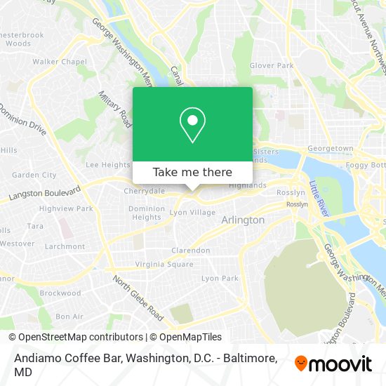 Andiamo Coffee Bar map