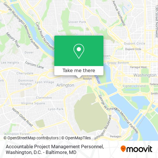 Accountable Project Management Personnel map