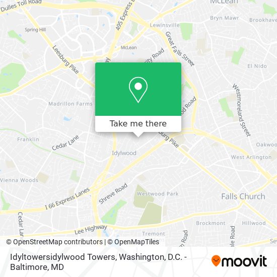 Idyltowersidylwood Towers map