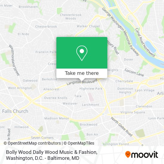 Mapa de Bolly Wood Dally Wood Music & Fashion