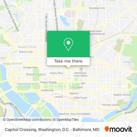 Capitol Crossing map
