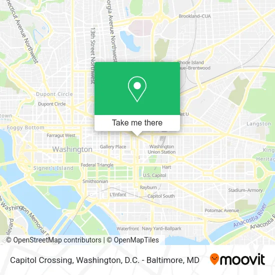 Mapa de Capitol Crossing